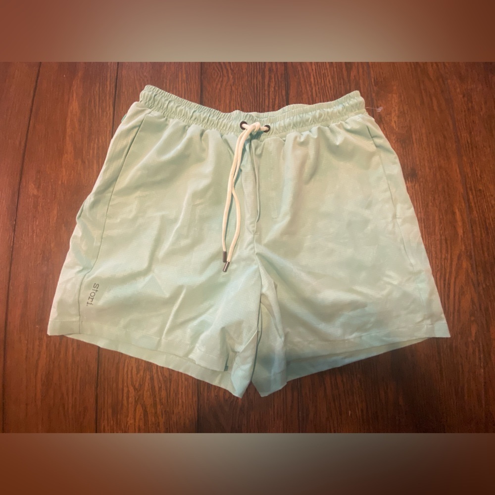 Stori Blue Athletic Shorts Size Medium B26